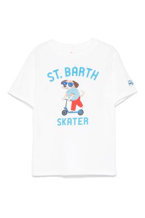 white cotton tshirt SAINT BARTH KIDS | TSH000103058H
